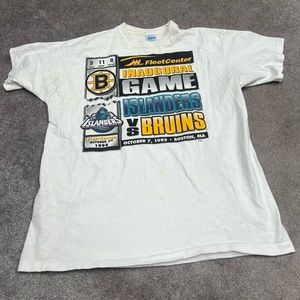 Vintage 90’s 1995 NHL Stanley Cup Playoffs New York Islanders vs Boston Bruins